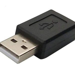 USB 2.0 Male to Micro USB Female Connector Adapter Charge Android Devices Camera